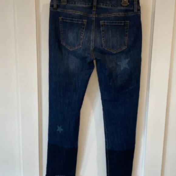 CABI star frayed hem slim straight boyfriend jeans - Picture 5 of 9